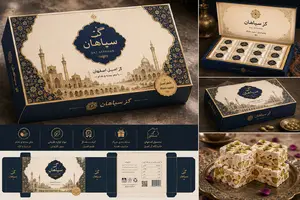چاپ جعبه گز